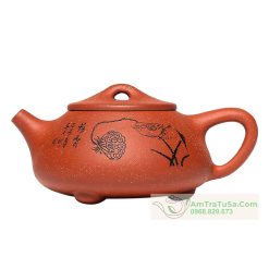 Ấm Tử Sa Nghi Hưng Dáng Thạch Biều Long Huyết Sa 250ml ATS085 (21)